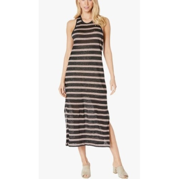 Joie Dresses & Skirts - Joie Brellen Linen Twist Back Dress XS | Striped Resort Vacation Dress $228